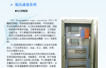 低壓成套系列：PLC控制柜